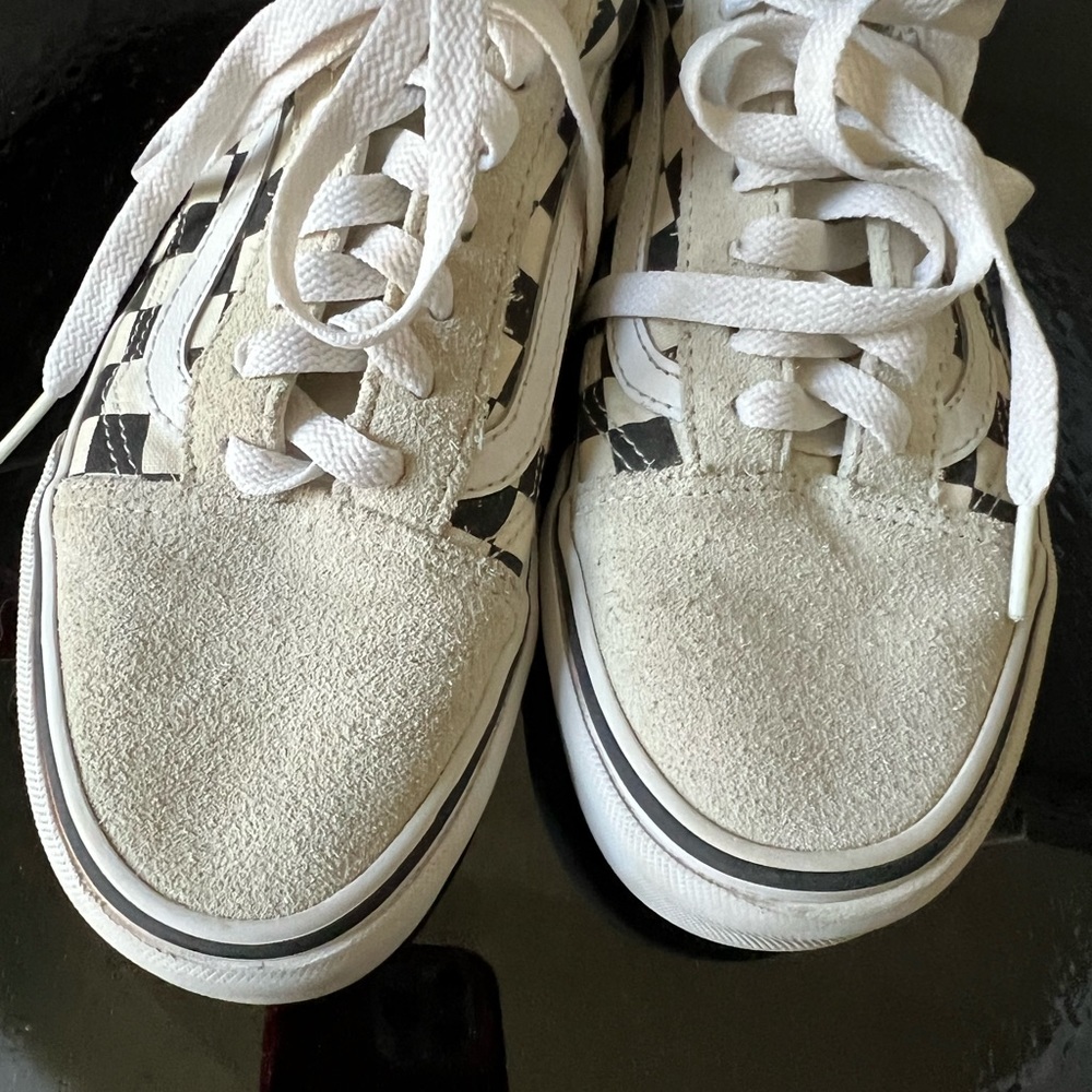 Vans old skool checkerboard sneakers unisex suede mens 5 womens 6.5 ex cond - Picture 3 of 6